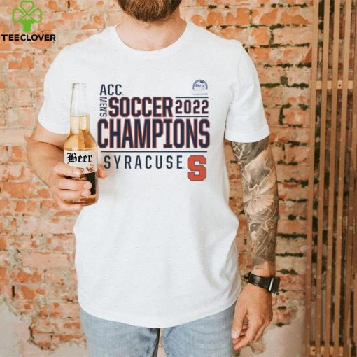 syracuse orange 2022 acc mens soccer conference tournament champions t shirt Shirt