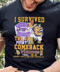 I Survived The 33 Point Comeback Skol Vikings Shirt