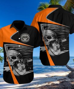 Skull Roller Hawaiian Shirt Summer Button Up For Men Women Couple