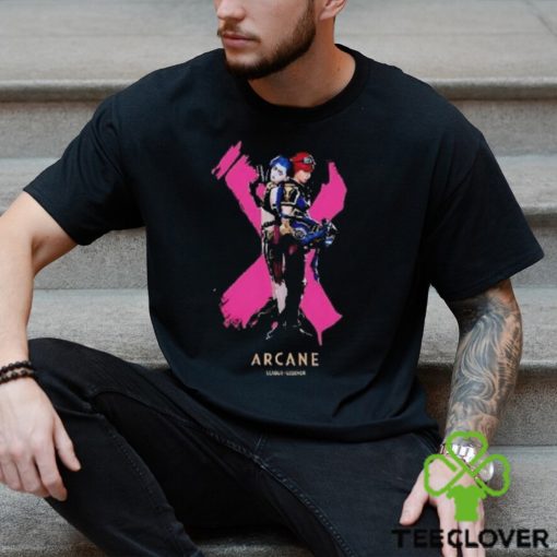 Arcane League Legends Jinx And Vi Shirt
