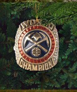 Denver Nuggets 2022 2023 Season World Champion Ring NBA Christmas Decorations Ornament