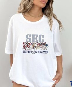 SEC This Is Football Mascots T Shirt