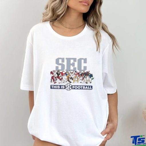 SEC This Is Football Mascots T Shirt