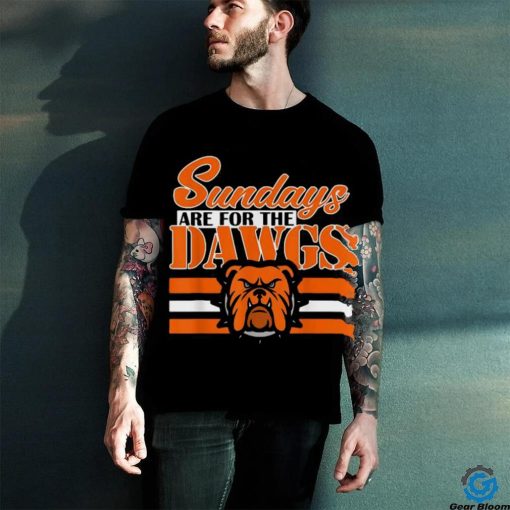 Sundays Are For The Dawgs Cleveland Ohio Gift Dawg Shirt