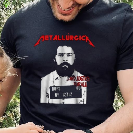 Camiseta Metalúrgica Lula Livre Metallica Justice Lula T Shirt