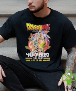 Dragon Ball 40 Years 1984 – 2024 Thank You For The Memories T Shirt