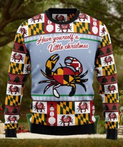 Maryland Symbols Ugly Christmas Sweater Thankgiving Gift Men Women