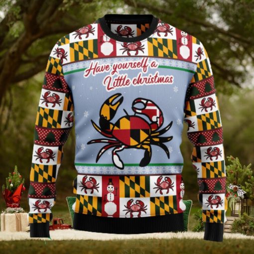 Maryland Symbols Ugly Christmas Sweater Thankgiving Gift Men Women