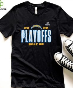 Los Angeles Chargers Bolt Up 2022 NFL Playoffs Shirt
