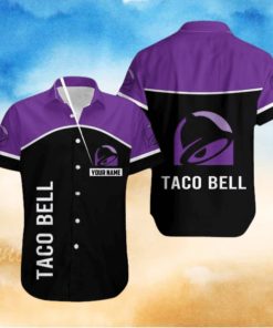 taco bell Casual Big Logo 3D Hawaiian Shirt For Men And Women Custom Name