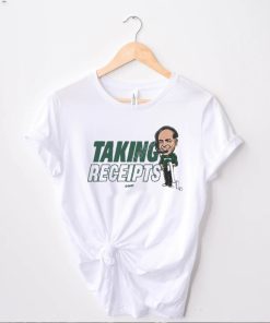 taking receipts for new york football robert saleh t shirt t shirt