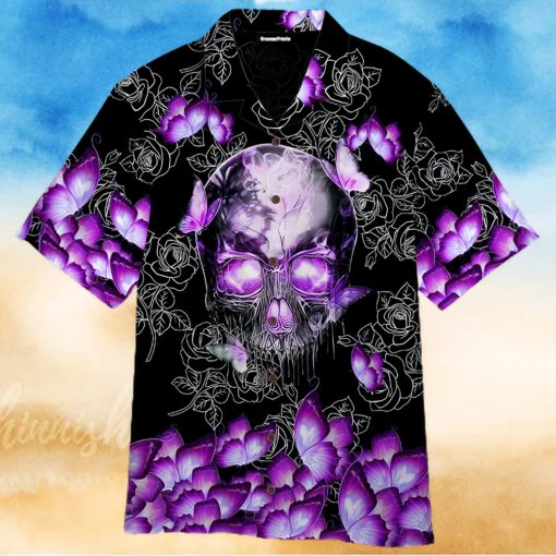 Butterfly Skull Hawaiian Shirt For Men Women Adult Wt5440 1