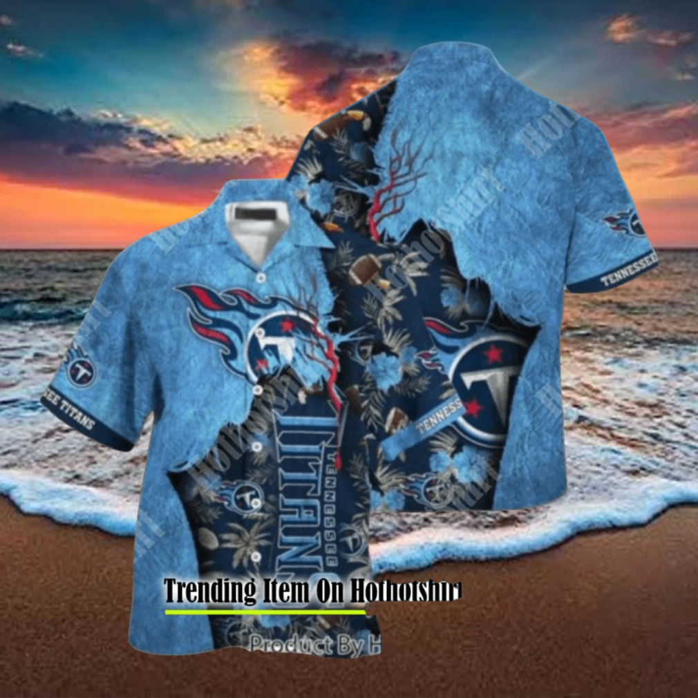 Tennessee Titans NFL Fans Tropical Hawaiian Shirt - YesItCustom