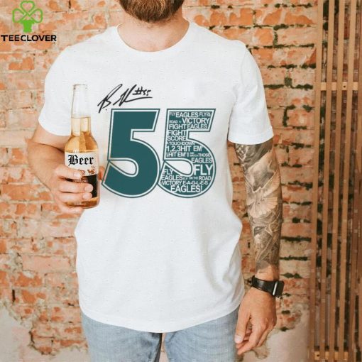 Philadelphia eagles radiothon 55 signature t hoodie, sweater, longsleeve, shirt v-neck, t-shirt