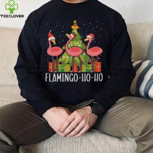 Pink Flamingo Lover Bird Merry Xmas Christmas Day’ Women’s Vintage Sport T  Shirt