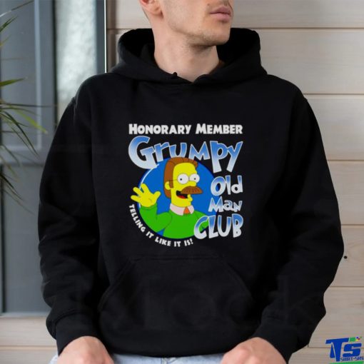 the simpson Honorary member grumpy old man club telling it like it is shirt