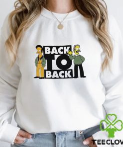 the simpsons back to back retro shirt shirt trang