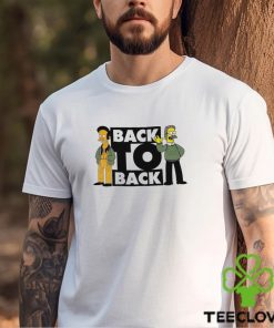 the simpsons back to back retro shirt shirt trang