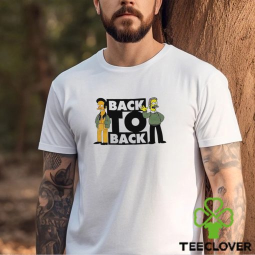 the simpsons back to back retro shirt shirt trang