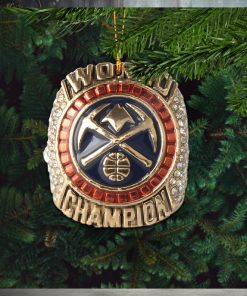 Denver Nuggets 2022 2023 Season World Champion Ring NBA Christmas Decorations Ornament