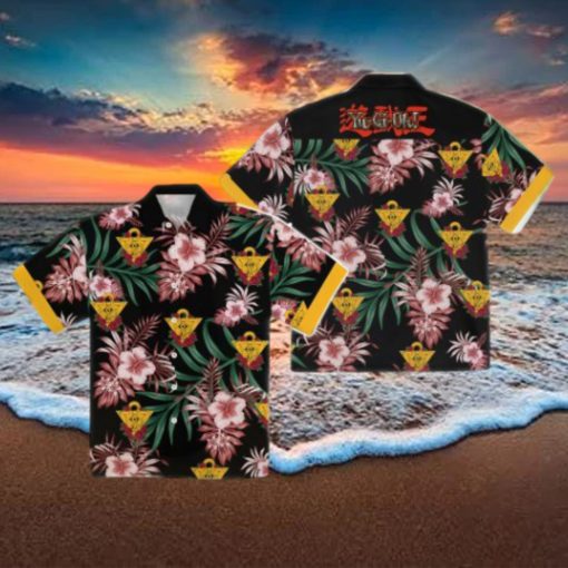 Yugioh Floral Hawaiian Shirt