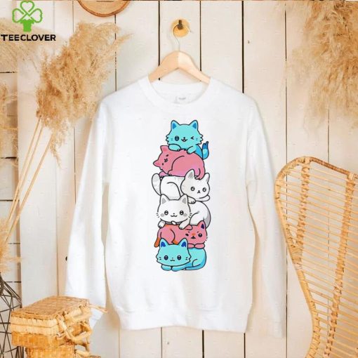 transgender cat pride cute hoodie, sweater, longsleeve, shirt v-neck, t-shirt hoodie, sweater, longsleeve, shirt v-neck, t-shirt trang