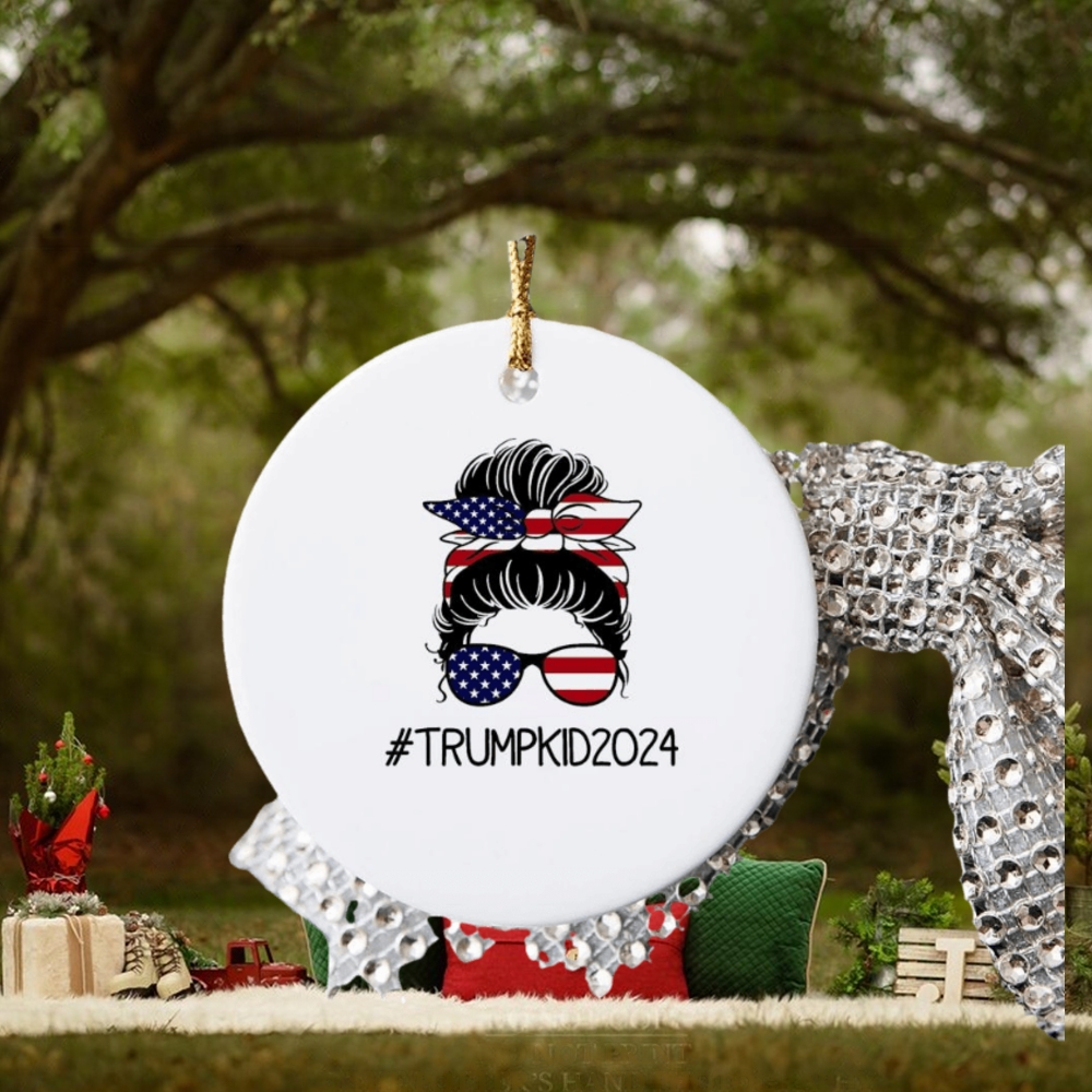 #trumpkid2024 make america comeback 2024 Ornament Christmas #trumpkid2024 make america comeback 2024 Ornament Christmas