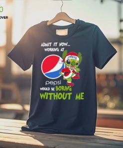 Stitch Admit it now Working at Pepsi would be Boring without Me Christmas 2023 Shirt