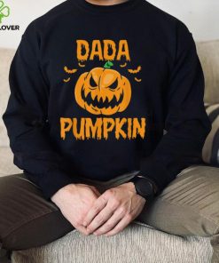 Mens Dada Pumpkin Matching Family Halloween T Shirt1