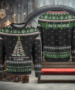 All I Want For Christmas Is Camping Ugly Christmas Sweater