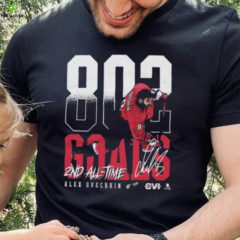 Alex Ovechkin Washington Capitals 2nd All Time Goals Shirt Alex Ovechkin Washington Capitals 2nd All Time Goals Shirt