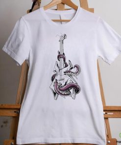 Guitar Evil Octopus art shirt