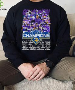 Minnesota Vikings 2022 NFC North Champions signatures shirt