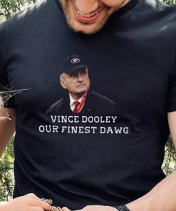 Vince Dooley our finest dawg Georgia Football coach t shirt