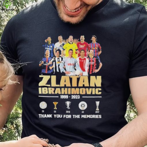 Zlatan Ibrahimovic 1999 – 2023 Thank You For The Memories T Shirt