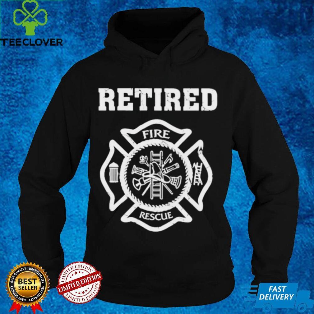 Retired Firefighter Badge hoodie, sweater, longsleeve, shirt v-neck, t-shirt tee