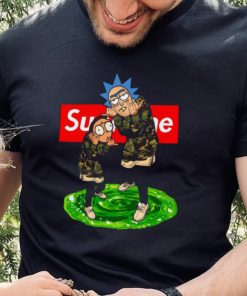 Supreme rick and morty shirt