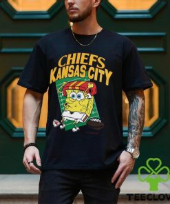 Kansas City Chiefs Homage Youth Super Bowl LVIII x Spongebob Squarepants Tri Blend T Shirt