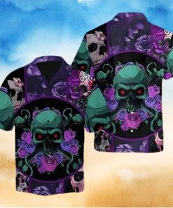 Buy Hawaiian Shirts Skull Purple Rose 1 Buy Hawaiian Shirts Skull Purple Rose