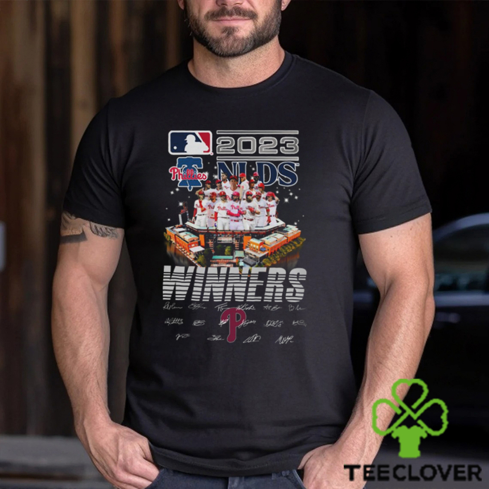 2023 NLDS Philadelphia Phillies Winner Signature T Shirt - Teeclover