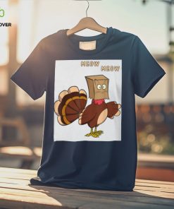 unny Fake Cat Meow Thanksgiving Turkey Classic T Shirt