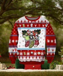 Minnie Kissing Mickey Disney Funny Couples S Ugly Christmas Sweaters