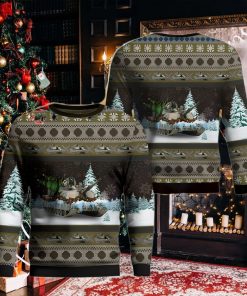 us army m1a2 sep tank ugly christmas sweater