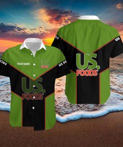 us foods Custom Name Authentic Style All Over Print Hawaiian Shirt Gift For Men And Women Vintage Tropical Summer