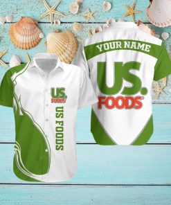 us foods Personalized Name Designer Pattern Aloha Hawaii Shirt Men And Women Gift For Family