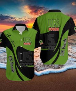 us foods Personalized Name High Quality Brand 3D Hawaiian Shirt Tropical Aloha For Mens