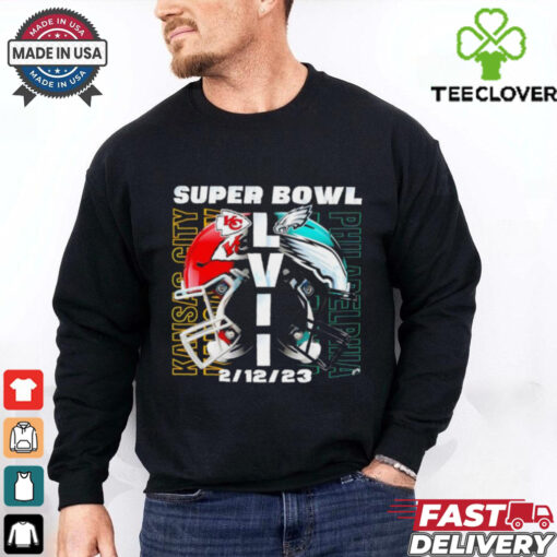 Helmets Super Bowl 2025 Kansas City Chiefs vs Philadelphia Eagles Showdown in Stunning shirt