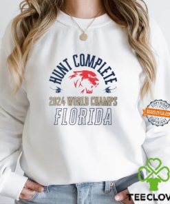 Hunt Complete 2024 World Champs Florida Panthers Vintage T Shirt