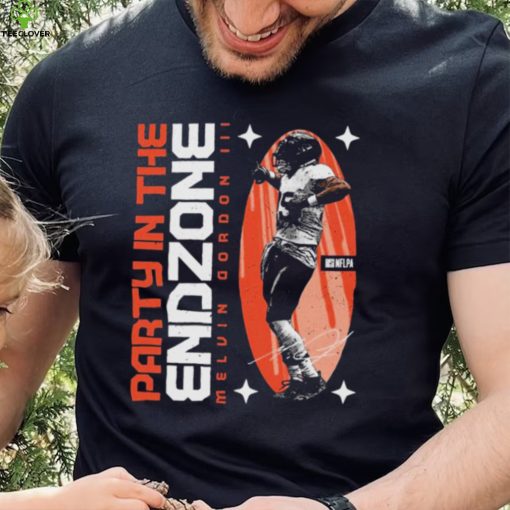 Melvin Gordon Denver Broncos Endzone Party Signature Shirt