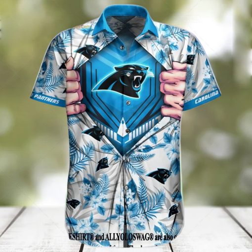 Carolina Panthers Grateful Dead Full Printed Hawaiian Shirt